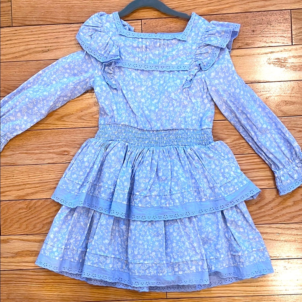 Mini Boden girls spring dress size 6-7Y
